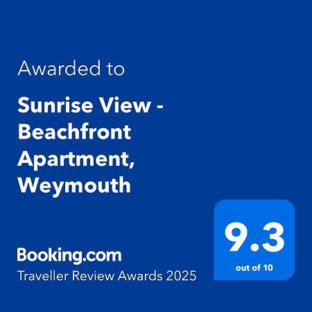 Sunrise View - Beachfront Apartment, Weymouth Exterior photo